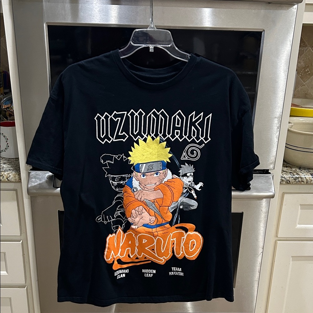 Naruto Black Graphic Tee